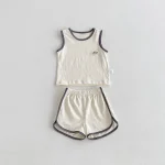 【73-100cm】セットアップ ベビー ノーカラー カジュアル - 画像 (6)