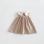 【73-120cm】ワンピース ベビー ノースリーブ レトロ - 画像 (7)