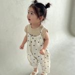 【80-130cm】サロペット ドットorシンプル 可愛い - 画像 (6)
