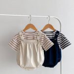 【66-90cm】サロペット カジュアル 無地 - 画像 (7)