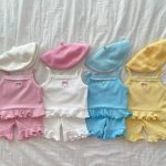 【73-110cm】セットアップ ベビー 可愛い ハート - 画像 (2)