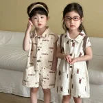 【80-150cm】オールインワン キッズ服 英字 or 犬柄 - 画像 (8)