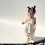 【80-130cm】サロペット ドットorシンプル 可愛い - 画像 (7)