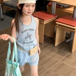 【80-130cm】セットアップ 女の子 英字プリント - 画像 (9)
