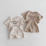 【66-100cm】セットアップ Emmene ワッフル - 画像 (3)