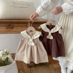 【73-120cm】ワンピース ベビー ノースリーブ レトロ - 画像 (10)