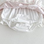 【66-90cm】ロンパース ベビー ピンク ストライプ スウィート - 画像 (14)