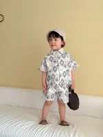 【80-150cm】セットアップ or ワンピース 総柄プリント - 画像 (24)
