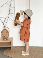 【80-150cm】セットアップ キッズ パームツリーサマー - 画像 (14)