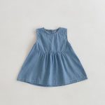 【66-100cm】サロペットorワンピースorセットアップ デニム 無地 - 画像 (11)