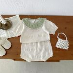 【66-100cm】セットアップ フリル ニット ナチュラル - 画像 (14)