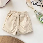 【90-140cm】ショートパンツ キッズ ナチュラル シンプル - 画像 (11)