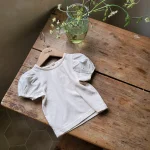 【66-100cm】シャツ or ロンパース ベビー パフスリーブ - 画像 (8)