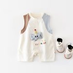 【66-90cm】オールインワン 可愛い ゾウ柄 - 画像 (2)