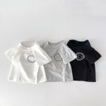 【73-110cm】半袖Tシャツ ベビー シンプル クマ柄 - 画像 (3)
