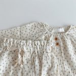 【66-100cm】セットアップ INS映え ドットOR花柄 コットン クレープ - 画像 (15)