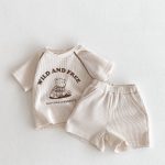 【66-100cm】セットアップ wild and free ワッフル - 画像 (3)