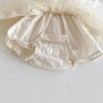 【66-90cm】ロンパース&ヘッドバンド フリル プリンセス - 画像 (9)