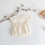 【66-90cm】ロンパース フラワー刺繡 可愛い - 画像 (11)