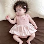 【66-90cm】ロンパース ふわふわ ピンク 可愛い - 画像 (7)