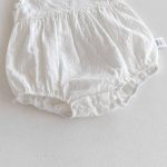 【66-90cm】ロンパース ホワイト 蝶結び付き ベビー服 - 画像 (13)