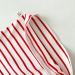 【73-100cm】半袖Tシャツ 肌触り 優しい 無地ORボーダー柄 - 画像 (18)