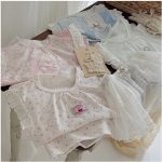 【80-130cm】ルームウェア レース リボン付き おしゃれ - 画像 (14)