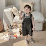 【73-100cm】セットアップ ベビー レオパード オーバーオール - 画像 (5)
