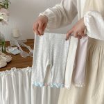 【73-100cm】レギンス ベビー フリル ニット ストレッチ - 画像 (5)