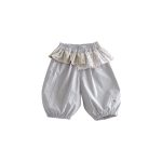 【73-100cm】パンツ フリル 切り替え スウィート - 画像 (6)