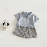 【73-100cm】半袖Ｔシャツorショートパンツ ベビー カートゥーン かわいい - 画像 (2)