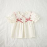 【73-110cm】ベストorパンツ ベビー リボン付き スウィート - 画像 (7)