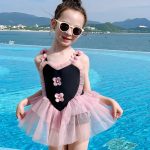 【75-135cm】水着 キャミソール チュール プリンセス - 画像 (2)