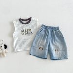 【73-100cm】ベストorパンツ ベビー カートゥーン トレンド - 画像 (3)