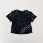 【73-130cm】Tシャツ ドット柄 リボン付き 合わせやすい - 画像 (22)