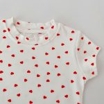 【73-130cm】Tシャツ ハート プリント かわいい - 画像 (17)