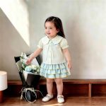 【73-120cm】セットアップ ベビー 折り襟 かわいい - 画像 (5)