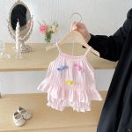 【66-100cm】セットアップ ベビー キャミソール かわいい - 画像 (3)