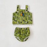 【73-110cm】セットアップ ベビー レース プリント - 画像 (8)