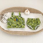 【73-110cm】セットアップ ベビー レース プリント - 画像 (4)