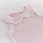 【73-110cm】ベスト ベビー ニット 通気性拔群 フリルカラー - 画像 (11)