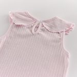 【73-110cm】ベスト ベビー ニット 通気性拔群 フリルカラー - 画像 (12)