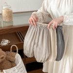 【73-100cm】パンツ ベビー 通気性が良い 無地 シンプル - 画像 (4)