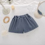 【73-130cm】 トップスorパンツ デニム 無地 シンプル - 画像 (7)