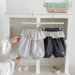 【73-100cm】パンツ フリル 切り替え スウィート - 画像 (5)
