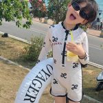【75-125cm】水着 かわいい 長袖 ビーチ - 画像 (2)