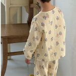 【90-150cm】ルームウェア おしゃれ ゆったり セットアップ - 画像 (8)