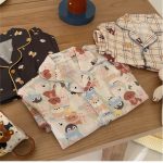 【90-150cm】ルームウェア 折り襟 カートゥーン - 画像 (9)