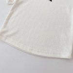 【73-130cm】Tシャツ ドット柄 リボン付き 合わせやすい - 画像 (26)