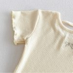 【73-100cm】半袖Tシャツorパンツ ベビー ニット シンプル - 画像 (9)